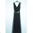 Šaty dlhé spoločenské elegantné bez rukávov dámske (S/M ONE SIZE) TALIANSKA MÓDA IMPSH243598 biela S / M