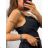 Top na ramienka letné dámsky (S/M ONE SIZE) TALIANSKA MÓDA IMM23M23865/DU biela S/M
