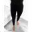 Legíny dlhé bavlnené dámske (S/ML/XL) MIEGO MIE2310325/DUR S/M Čierna