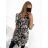 Šaty elegantné košeľové s opaskom dlhý rukáv dámske (S/M/L ONE SIZE) TALIANSKA MÓDA IMWCC231503-4