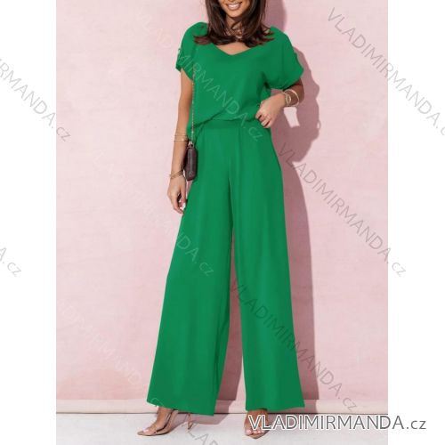 Súprava letná elegantná tunika a nohavice dámska (S/M/L ONE SIZE) TALIANSKA MÓDA IMD23407