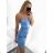 Šaty elegantné na ramienka dámske (S/M ONE SIZE) TALIANSKA MÓDA IMPBB23B23375