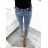 Rifle jeans dlhé dámske push up (XS-XL) RE-DRESSMA521ps65/DR 25 modrá