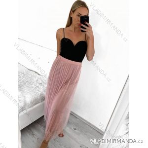 Sukňa dlhá dámska (S/M ONE SIZE) TALIANSKA MÓDA IMWGB231774/DU