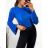 Tričko elegantný dlhý rukáv dámske (S/M ONE SIZE) TALIANSKA MÓDA IMPGM234489
