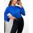 Tričko elegantný dlhý rukáv dámske (S/M ONE SIZE) TALIANSKA MÓDA IMPGM234489
