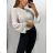 Tričko elegantný dlhý rukáv dámske (S/M ONE SIZE) TALIANSKA MÓDA IMPGM234489