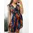 Šaty letné icecool bez rukávov dámske (M/L, XL/2XL) AINUOSI TALIANSKA MODA IMB237780
