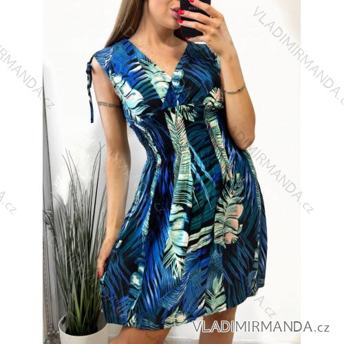 Šaty letné icecool bez rukávov dámske (M/L, XL/2XL) AINUOSI TALIANSKA MODA IMB237780