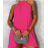 Šaty letné bez rukávu dámske (S/M ONE SIZE) TALIANSKA MÓDA IMPGM233457