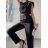 Overal dlhý s opaskom bez rukávu dámska (S/M ONE SIZE) TALIANSKA MÓDA IMWKK231903