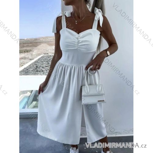 Šaty letné na ramienka dámske (S/M ONE SIZE) TALIANSKA MÓDA IMWGB231904