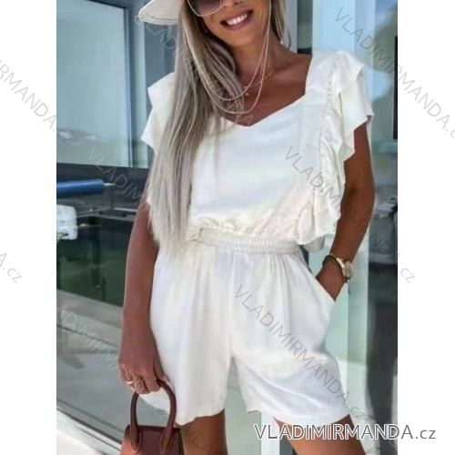 Overal krátky bez rukávu dámsky (S/M ONE SIZE) TALIANSKA MÓDA IMWE231906