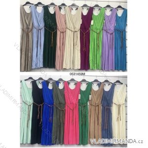 Šaty letné bez rukávu dámske (S/M ONE SIZE) TALIANSKA MÓDA IMWD230531459M