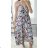 Šaty letné na ramienka dámske (S/M ONE SIZE) FRANCÚZSKA MÓDA FMPZM23BRETELLE-01