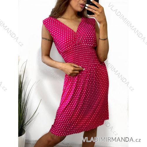 Šaty letné icecool bez rukávov dámske (M/L, XL/2XL) AINUOSI TALIANSKA MODA IMB237792