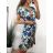 Šaty letné krátky rukáv icecool dámske (S/M ONE SIZE) TALIANSKA MÓDA IMM23M5643