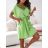Šaty letné krátky rukáv dámske (S/M ONE SIZE) TALIANSKA MÓDA IMD23441