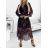 Šaty dlhé elegantný dlhý rukáv dámske (S/M ONE SIZE) TALIANSKA MÓDA IMWGB23951