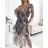 Šaty dlhé elegantný dlhý rukáv dámske (S/M ONE SIZE) TALIANSKA MÓDA IMWGB23951