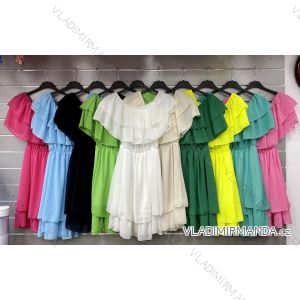 Šaty šifónové letné carmen dámske (S/M ONE SIZE) TALIANSKA MÓDA IMWGS232028