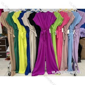 Overal dlhý letný krátky rukáv dámsky (S/M ONE SIZE) TALIANSKA MÓDA IMWM232046