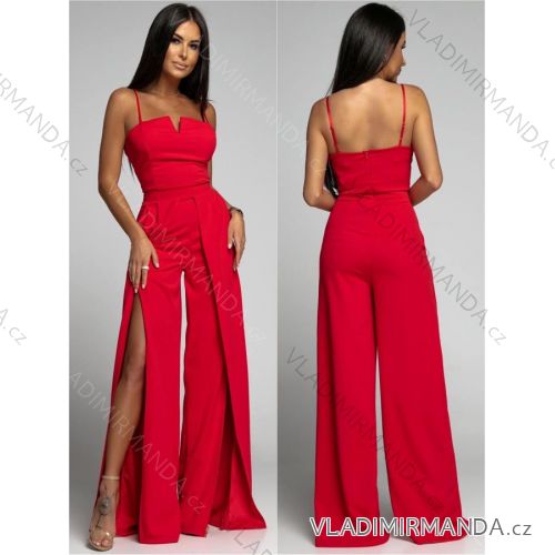 Overal dlhý elegantný na ramienka dámsky (S/M ONE SIZE) TALIANSKA MÓDA IMWKK24145