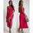 Šaty dlhé elegantné spoločenské na ramienka dámske (S/M ONE SIZE) TALIANSKA MÓDA IMWE232089