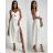 Šaty dlhé elegantné spoločenské na ramienka dámske (S/M ONE SIZE) TALIANSKA MÓDA IMWE232089