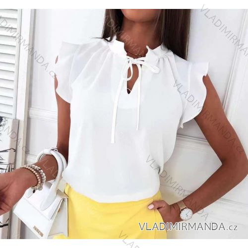 Tunika blúzka bez rukávu dámska (S/M ONE SIZE) TALIANSKA MÓDA IMWE232095