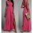 Šaty dlhé elegantné bez rukávov dámske (S/M ONE SIZE) TALIANSKA MÓDA IMWE232111
