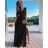 Šaty dlhé elegantné bez rukávov dámske (S/M ONE SIZE) TALIANSKA MÓDA IMWE232111
