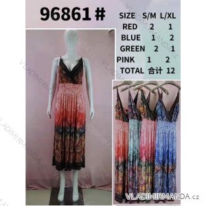 Šaty dlhé letné icecool na ramienka dámske (S/ML/XL) TALIANSKA MODA IMB2396861