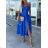 Šaty dlhé letné elegantné na ramienka dámske (S/M ONE SIZE) TALIANSKA MÓDA IMD23470