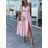 Šaty dlhé letné elegantné na ramienka dámske (S/M ONE SIZE) TALIANSKA MÓDA IMD23470