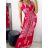 Šaty dlhé letné icecool na ramienka dámske (M/L-XL/2XL) AINUOSI TALIANSKA MODA IMB23H03 M/L tmavo modrá