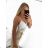 Top croptop na ramienka dámsky (S/M ONE SIZE) TALIANSKA MÓDA IMPGM232348/DU S/M biela
