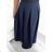 Sukně maxi dlouhá v pase na žabičkování dámská (S/M/L ONE SIZE) ITALSKÁ MÓDA IMM22MAXIMA