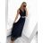 Šaty dlhé spoločenské elegantné bez rukávov dámske (S/M ONE SIZE) TALIANSKA MÓDA IMPSH243598 biela S / M