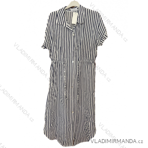 Šaty košeľové krátky rukáv dámske (M/L/XL) TALIANSKA MóDA IM723KNOFL/DU