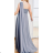 Šaty dlhé elegantné bez rukávov dámske (S/M ONE SIZE) TALIANSKA MÓDA IMPBB23B23383