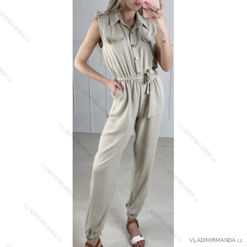 Overal dlhý bez rukávu dámsky (S/M ONE SIZE) TALIANSKA MÓDA IMPBB23K9317