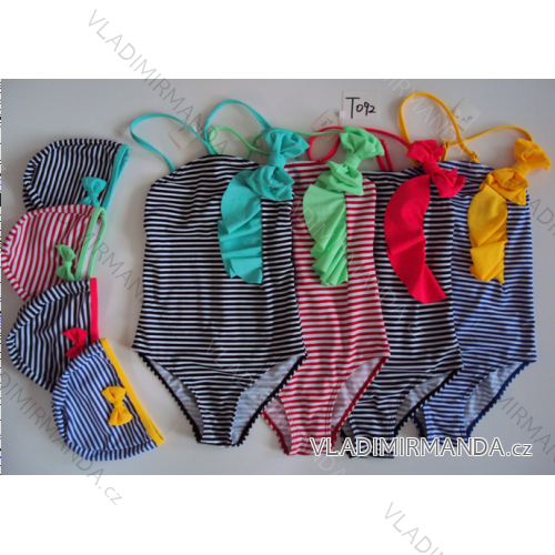 Plavky jendodílné detské Dorast Dievčenské (122 - 164) Cefónom T092