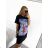 Šaty letné oversize voľnočasové krátke dámske (S/M/L ONE SIZE) TALIANSKA MóDA IM923PARIS