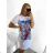 Šaty letné oversize voľnočasové krátke dámske (S/M/L ONE SIZE) TALIANSKA MóDA IM923PARIS