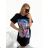 Šaty letné oversize voľnočasové krátke dámske (S/M/L ONE SIZE) TALIANSKA MóDA IM923PARIS