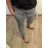 Nohavice strečové dlhé dámske nadrozmer (XL/2XL ONE SIZE) TALIANSKA MÓDA IMC23047/DUR vínová XL/2XL