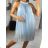 Šaty letné skladané šifónové bez rukávov dámske (S/M/L ONE SIZE) TALIANSKA MÓDA IMWY231072/DU M/L béžová