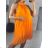 Šaty letné skladané šifónové bez rukávov dámske (S/M/L ONE SIZE) TALIANSKA MÓDA IMWY231072/DU M/L béžová
