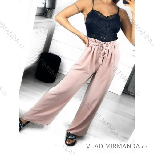 Nohavice dlhé letné dámske (S/M ONE SIZE) TALIANSKA MÓDA IMM23M80047